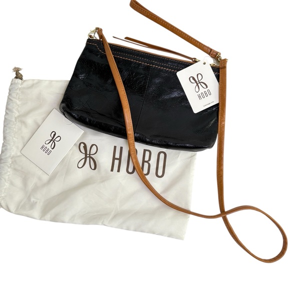 HOBO INTERNATIONAL Darcie Leather Crossbody Wristlet Shoulder Bag Purse NWT - Picture 1 of 14